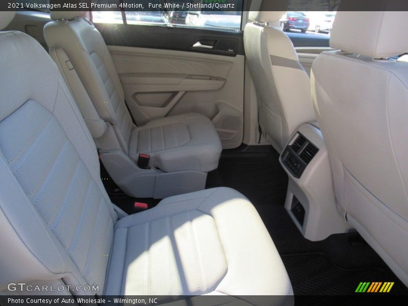 Pure White / Shetland/Quartz 2021 Volkswagen Atlas SEL Premium 4Motion