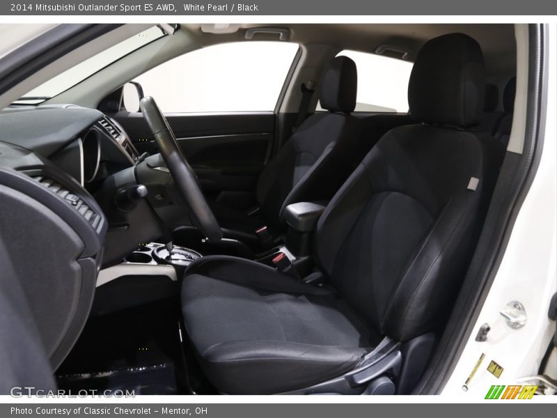 White Pearl / Black 2014 Mitsubishi Outlander Sport ES AWD