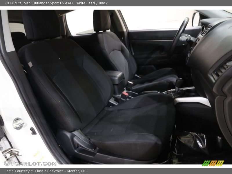 White Pearl / Black 2014 Mitsubishi Outlander Sport ES AWD