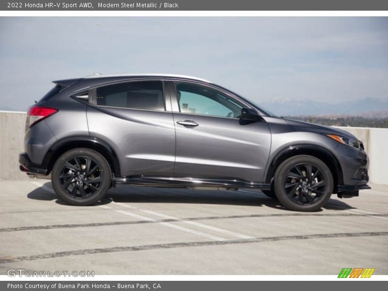 Modern Steel Metallic / Black 2022 Honda HR-V Sport AWD