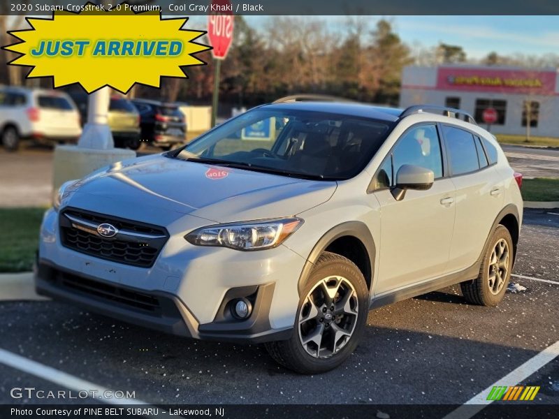Cool Gray Khaki / Black 2020 Subaru Crosstrek 2.0 Premium
