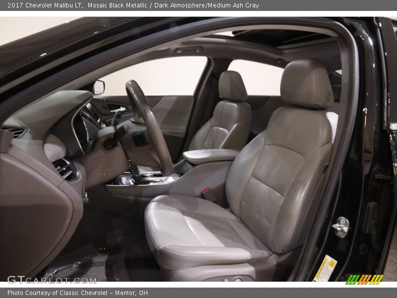 Mosaic Black Metallic / Dark Atmosphere/Medium Ash Gray 2017 Chevrolet Malibu LT