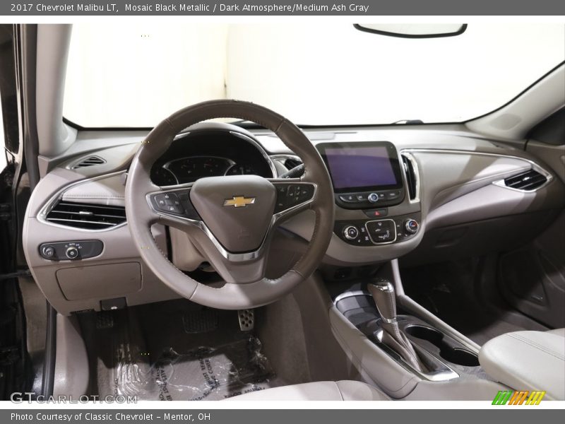 Mosaic Black Metallic / Dark Atmosphere/Medium Ash Gray 2017 Chevrolet Malibu LT
