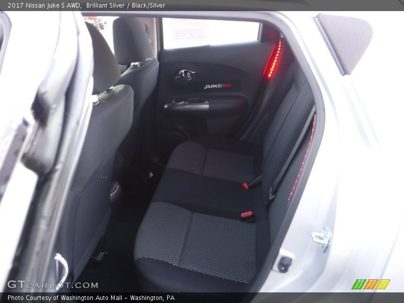 Brilliant Silver / Black/Silver 2017 Nissan Juke S AWD