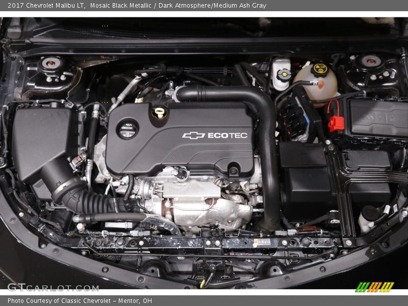 Mosaic Black Metallic / Dark Atmosphere/Medium Ash Gray 2017 Chevrolet Malibu LT
