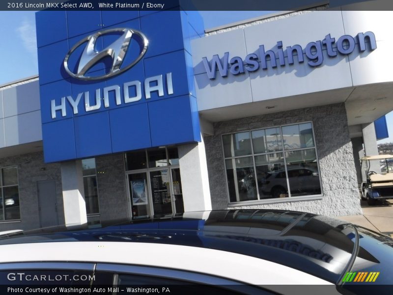 White Platinum / Ebony 2016 Lincoln MKX Select AWD
