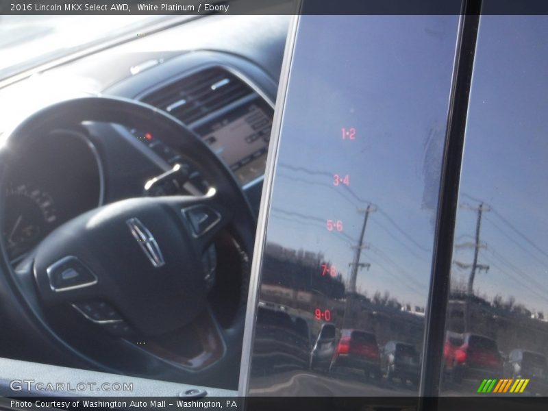 White Platinum / Ebony 2016 Lincoln MKX Select AWD