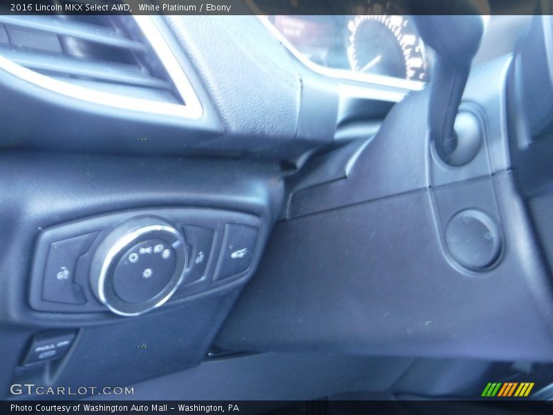 White Platinum / Ebony 2016 Lincoln MKX Select AWD