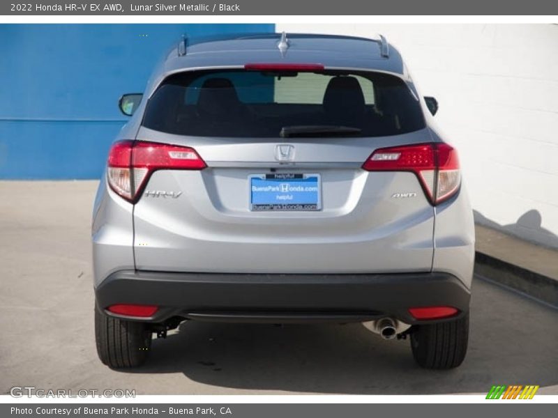 Lunar Silver Metallic / Black 2022 Honda HR-V EX AWD