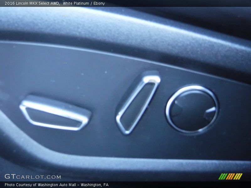 White Platinum / Ebony 2016 Lincoln MKX Select AWD