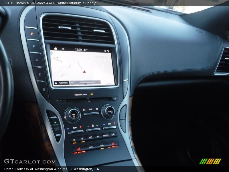 White Platinum / Ebony 2016 Lincoln MKX Select AWD