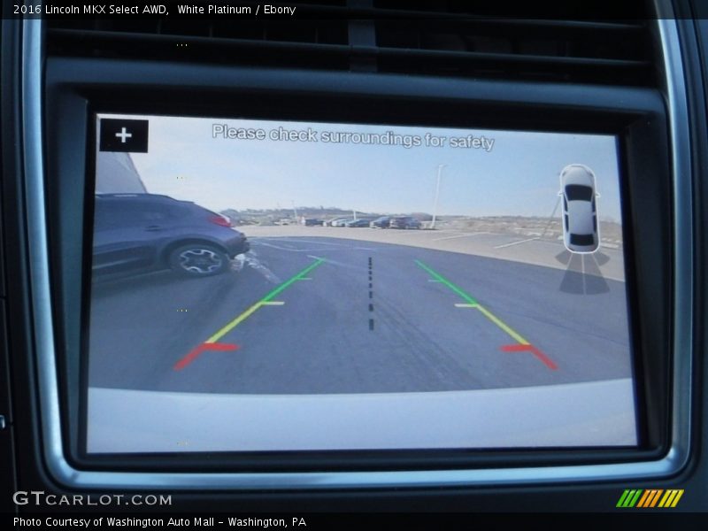 White Platinum / Ebony 2016 Lincoln MKX Select AWD