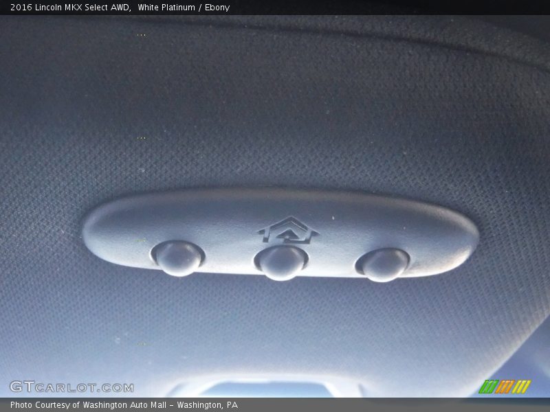 White Platinum / Ebony 2016 Lincoln MKX Select AWD