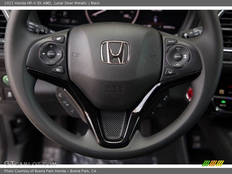 Lunar Silver Metallic / Black 2022 Honda HR-V EX AWD