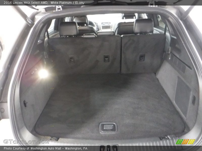 White Platinum / Ebony 2016 Lincoln MKX Select AWD