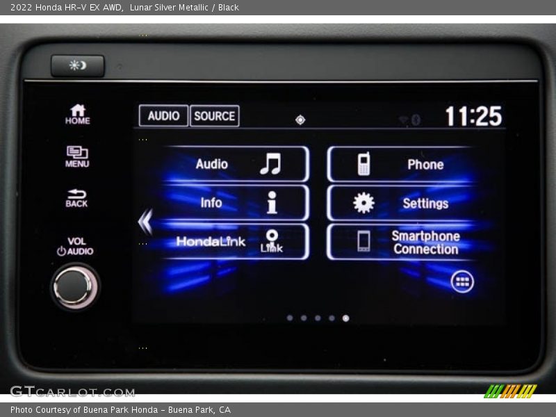 Lunar Silver Metallic / Black 2022 Honda HR-V EX AWD