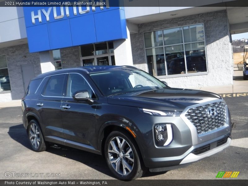 Rainforest / Black 2021 Hyundai Palisade Limited AWD