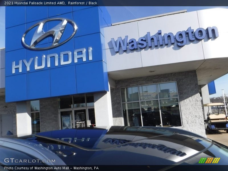 Rainforest / Black 2021 Hyundai Palisade Limited AWD