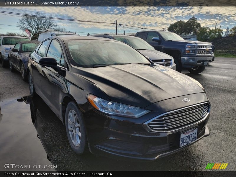 Shadow Black / Ebony 2018 Ford Fusion S