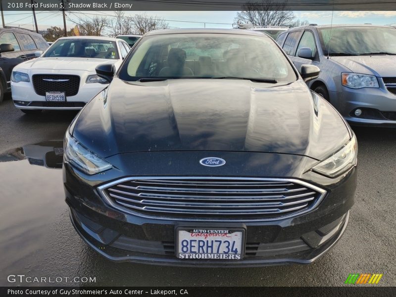 Shadow Black / Ebony 2018 Ford Fusion S