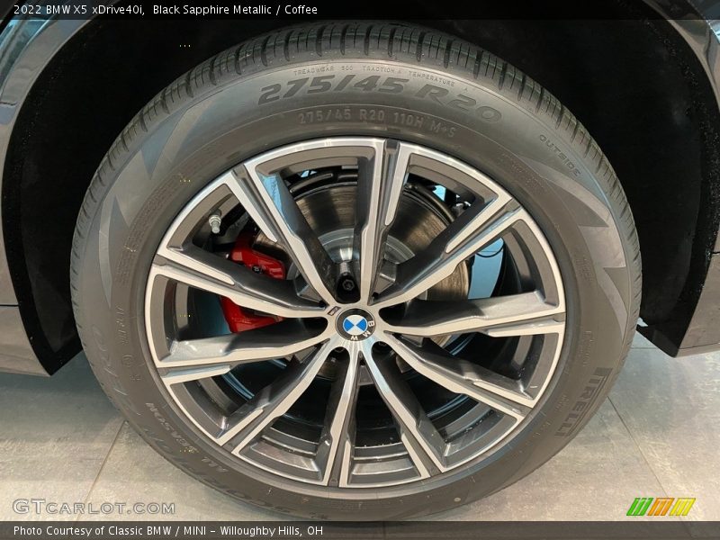 Black Sapphire Metallic / Coffee 2022 BMW X5 xDrive40i