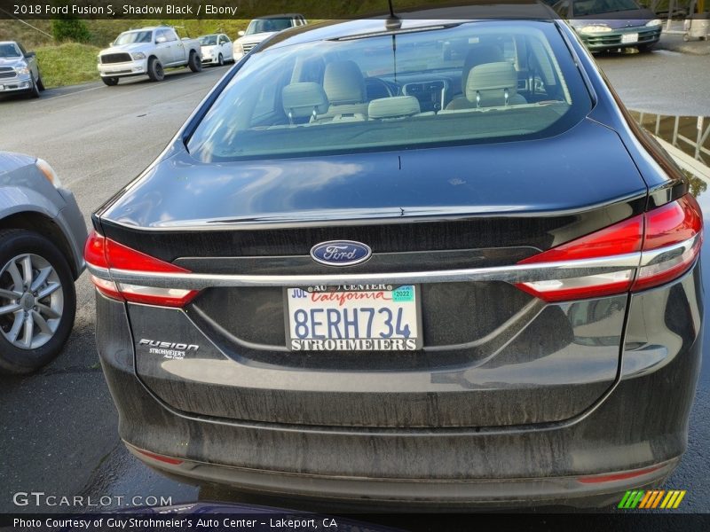 Shadow Black / Ebony 2018 Ford Fusion S