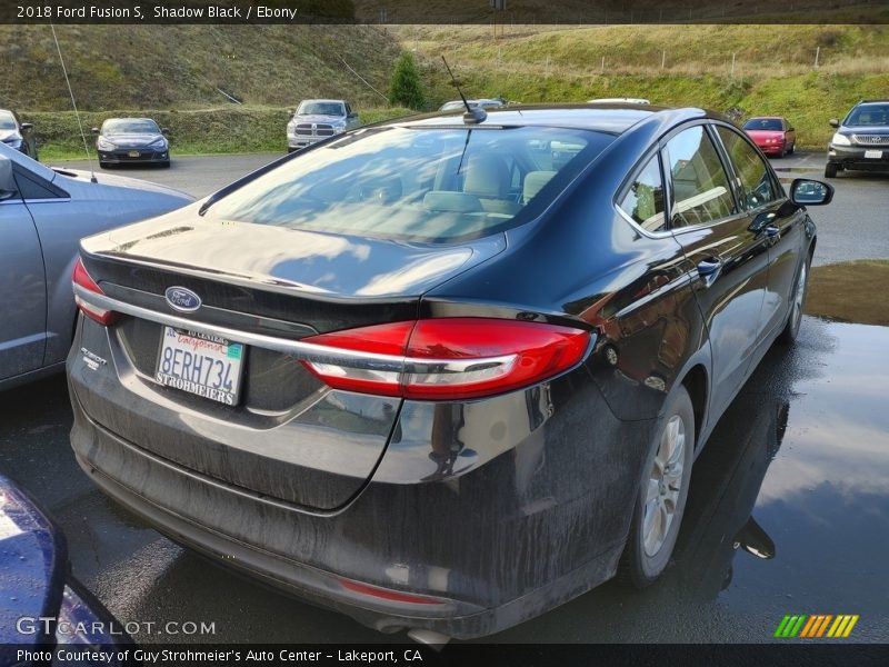 Shadow Black / Ebony 2018 Ford Fusion S