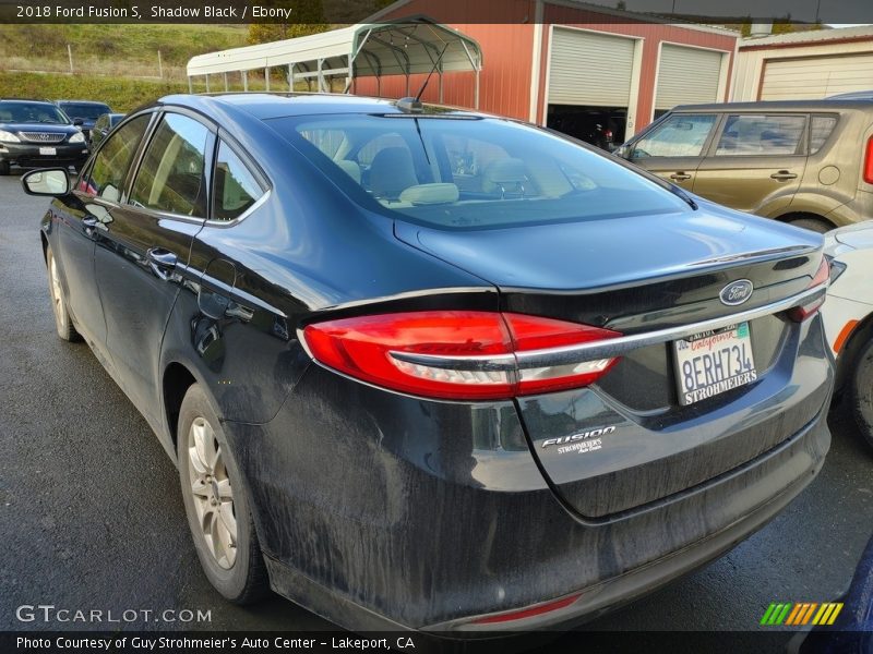 Shadow Black / Ebony 2018 Ford Fusion S
