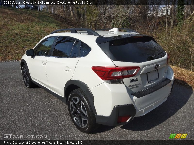 Crystal White Pearl / Gray 2019 Subaru Crosstrek 2.0i Limited