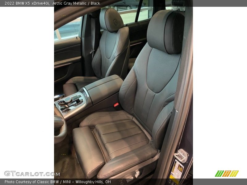 Arctic Gray Metallic / Black 2022 BMW X5 xDrive40i