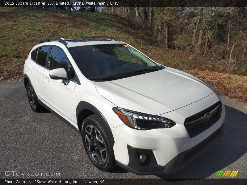 Crystal White Pearl / Gray 2019 Subaru Crosstrek 2.0i Limited