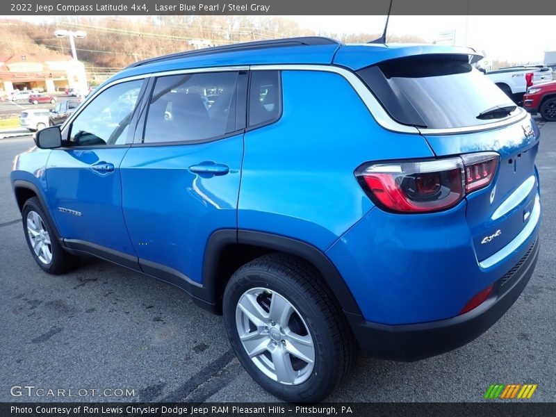 Laser Blue Pearl / Steel Gray 2022 Jeep Compass Latitude 4x4