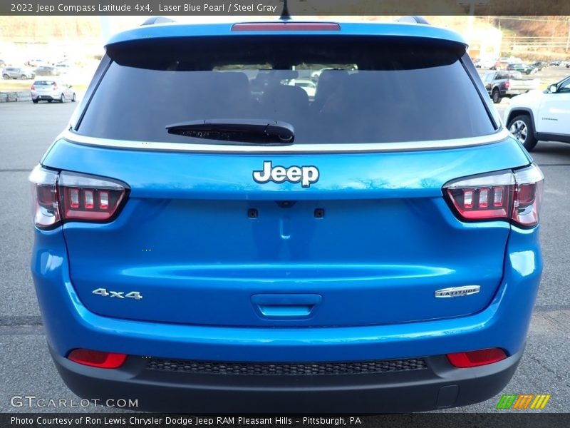 Laser Blue Pearl / Steel Gray 2022 Jeep Compass Latitude 4x4
