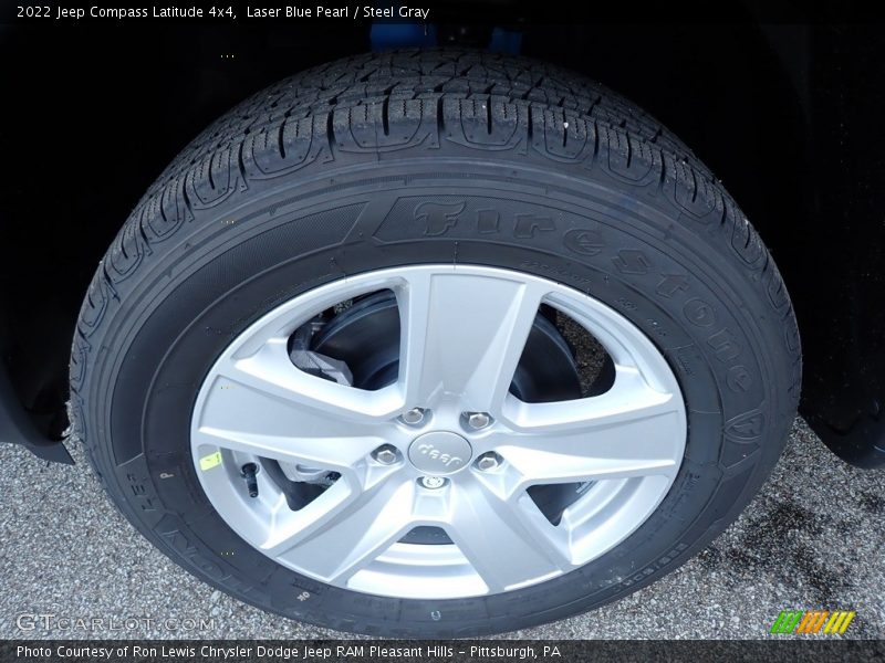 Laser Blue Pearl / Steel Gray 2022 Jeep Compass Latitude 4x4