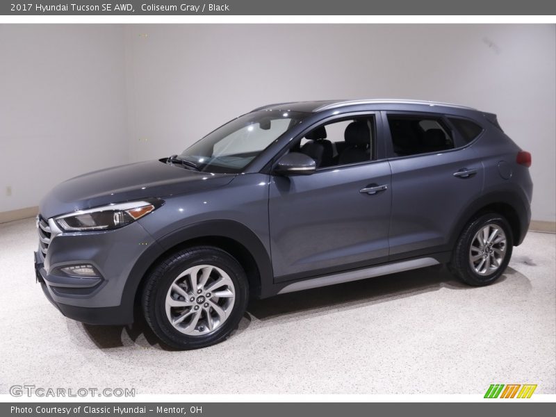 Coliseum Gray / Black 2017 Hyundai Tucson SE AWD