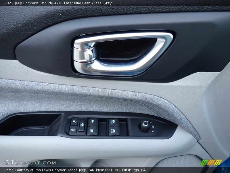 Laser Blue Pearl / Steel Gray 2022 Jeep Compass Latitude 4x4