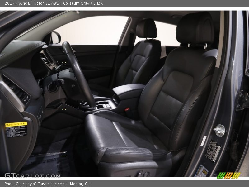 Coliseum Gray / Black 2017 Hyundai Tucson SE AWD
