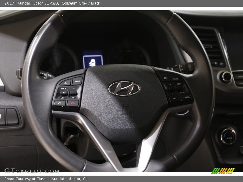 Coliseum Gray / Black 2017 Hyundai Tucson SE AWD