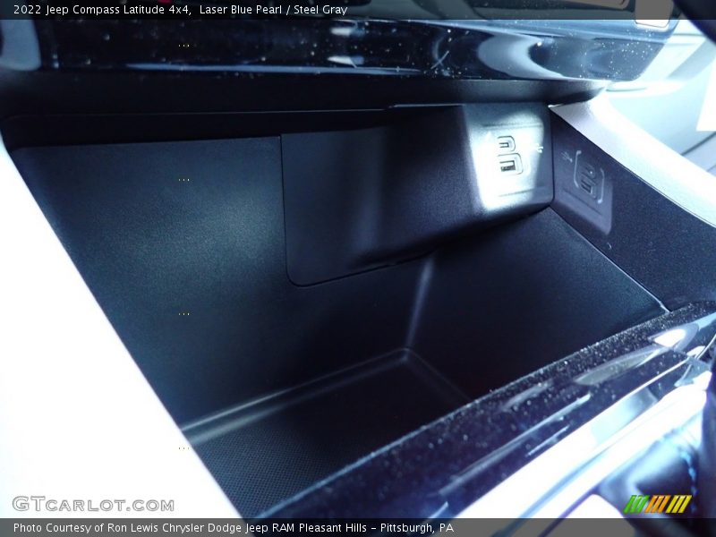 Laser Blue Pearl / Steel Gray 2022 Jeep Compass Latitude 4x4