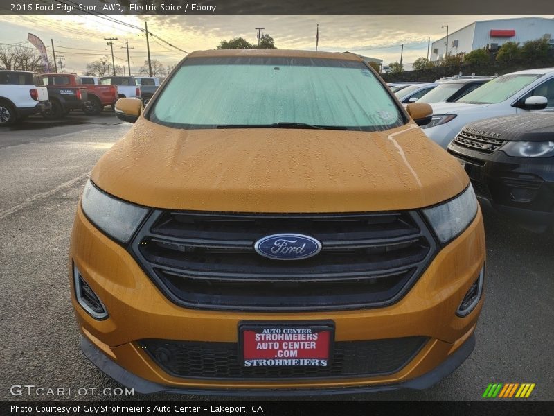 Electric Spice / Ebony 2016 Ford Edge Sport AWD