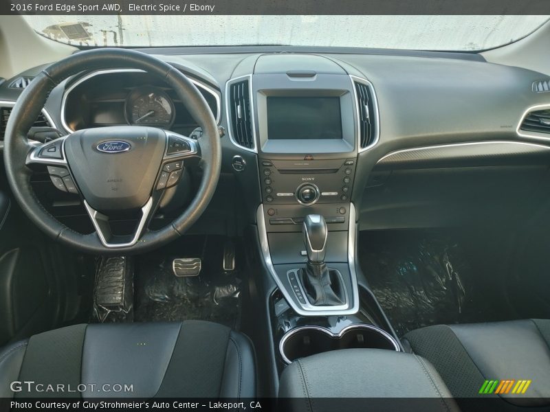 Electric Spice / Ebony 2016 Ford Edge Sport AWD