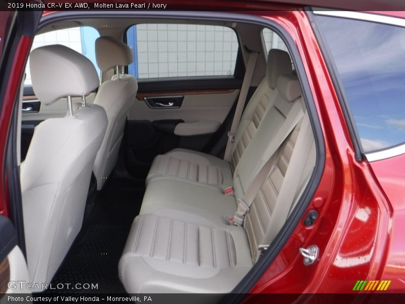Molten Lava Pearl / Ivory 2019 Honda CR-V EX AWD