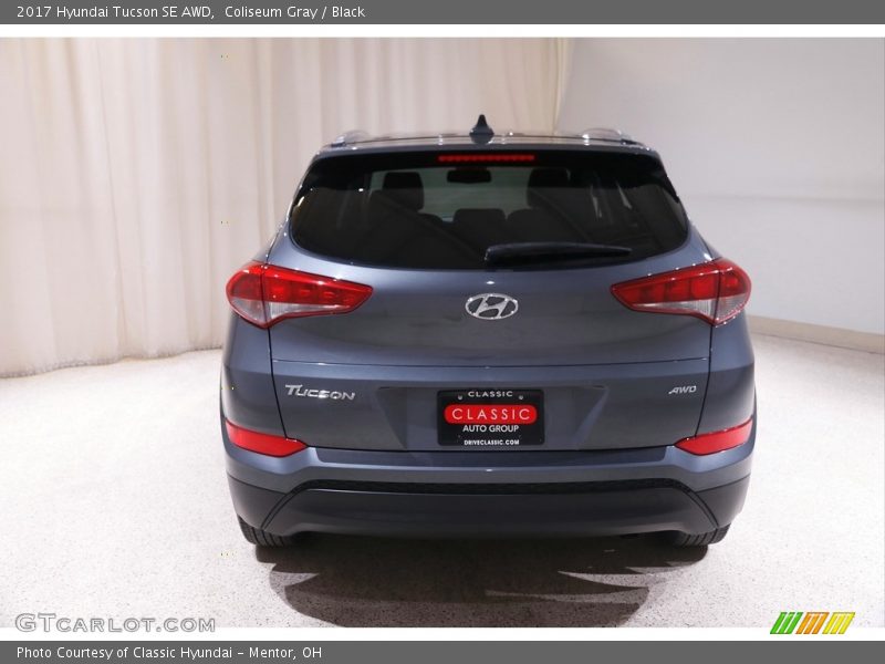 Coliseum Gray / Black 2017 Hyundai Tucson SE AWD