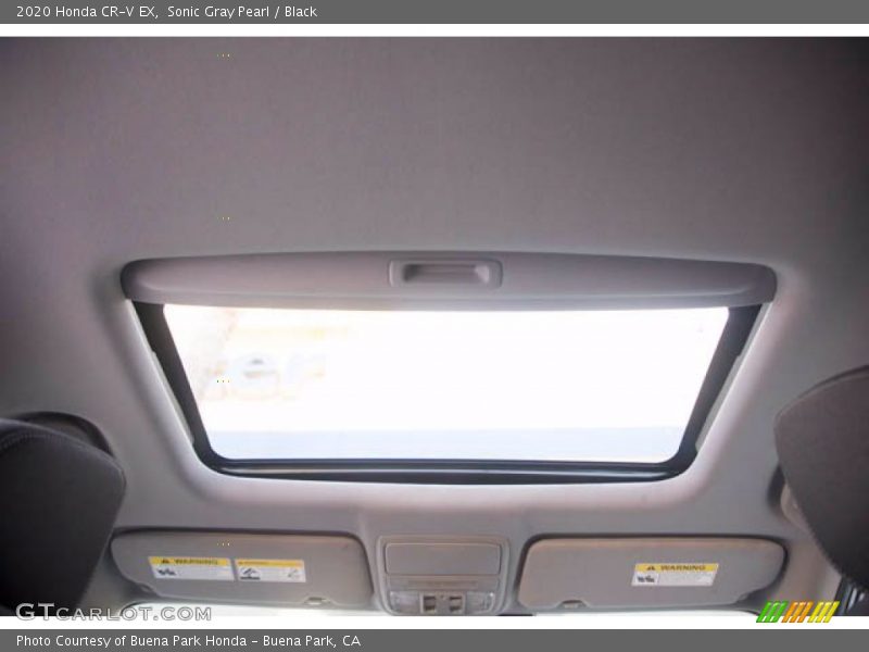 Sonic Gray Pearl / Black 2020 Honda CR-V EX