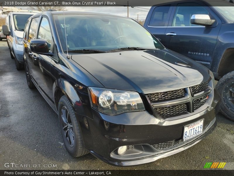 Black Onyx Crystal Pearl / Black 2018 Dodge Grand Caravan GT