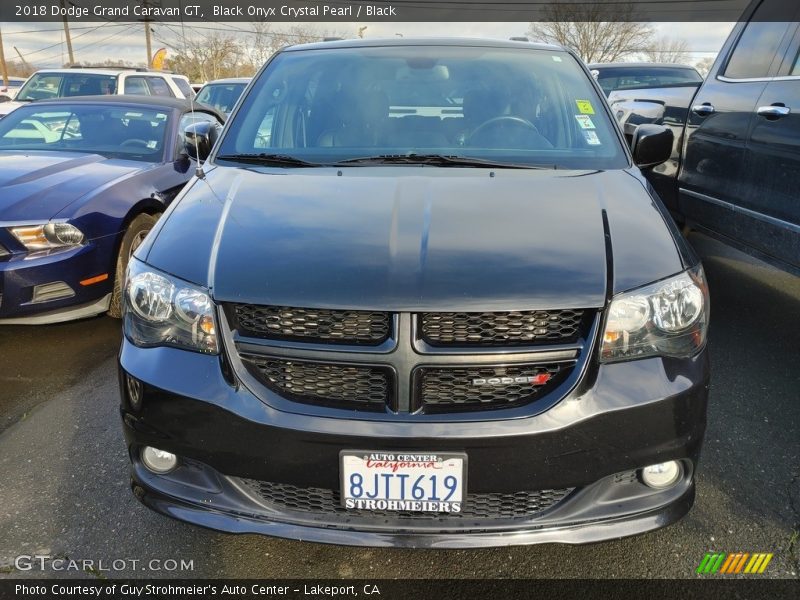 Black Onyx Crystal Pearl / Black 2018 Dodge Grand Caravan GT