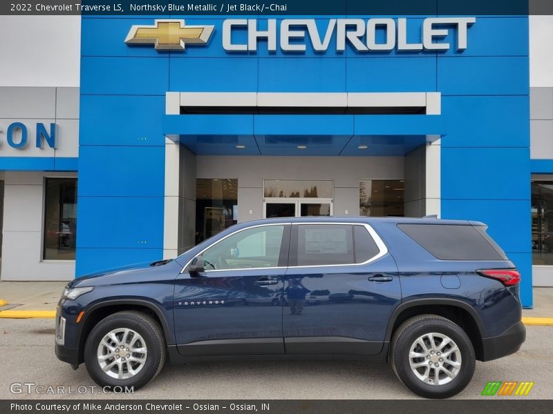  2022 Traverse LS Northsky Blue Metallic