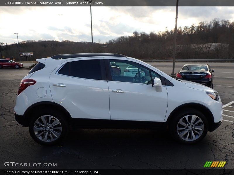 Summit White / Ebony 2019 Buick Encore Preferred AWD