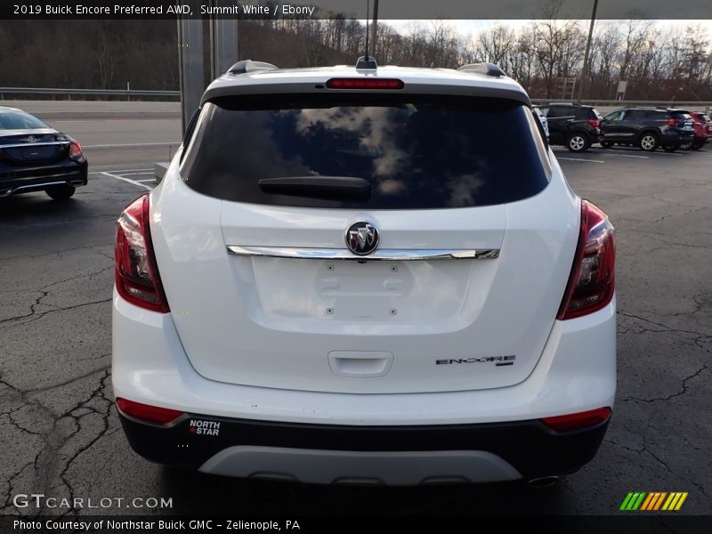 Summit White / Ebony 2019 Buick Encore Preferred AWD