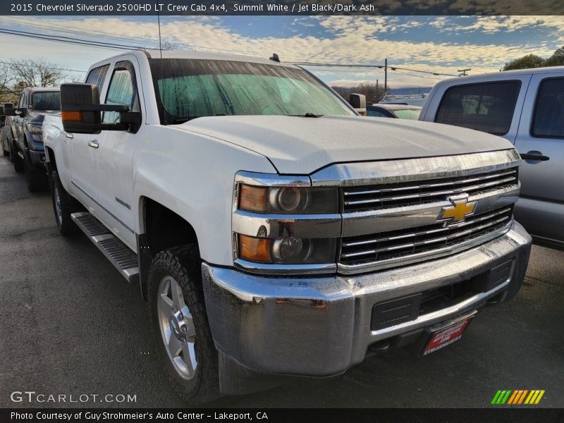 Summit White / Jet Black/Dark Ash 2015 Chevrolet Silverado 2500HD LT Crew Cab 4x4